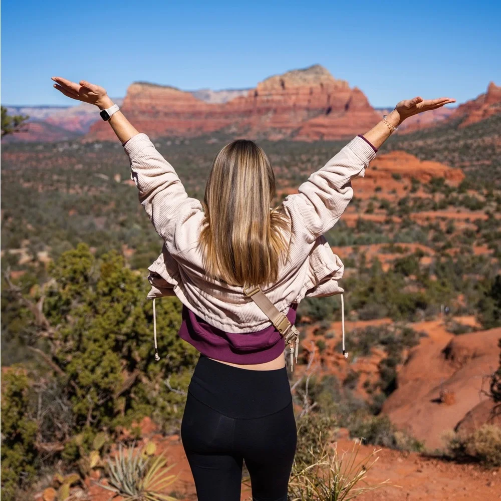 Promesa Tan Corduroy Light Bomber Jacket - Picture 2 of 3
